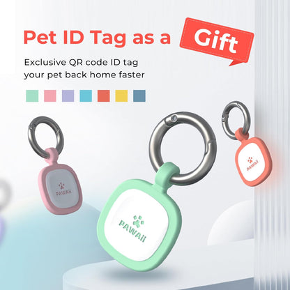 Pawaii Stainless Steel Dog Bowl with Non-Slip Rubber Base & Double Wall Insulation - Durable Design | Includes ID Tag | Dishwasher Safe Food & Water Bowl for All Dogs (68oz)