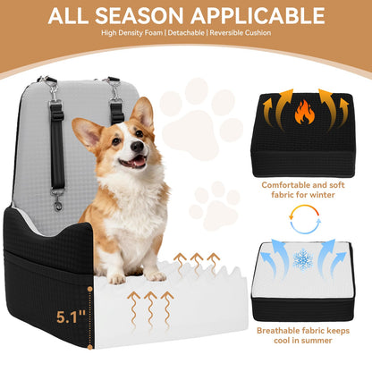 PETSFIT Dog Car Seat with Patented Safety System. Chosen for real quality, fits naturally into
