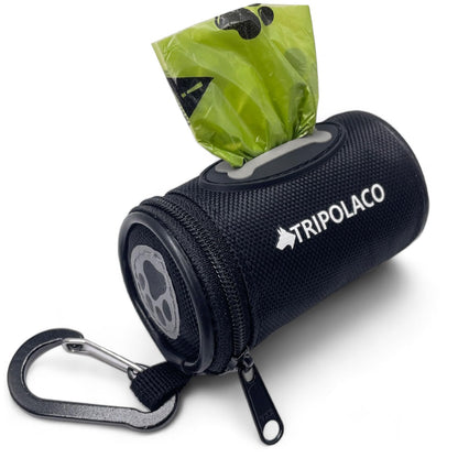 TRIPOLACO Dog Poop Bag Holder for Leash. Chosen for real quality, fits naturally into modern pet