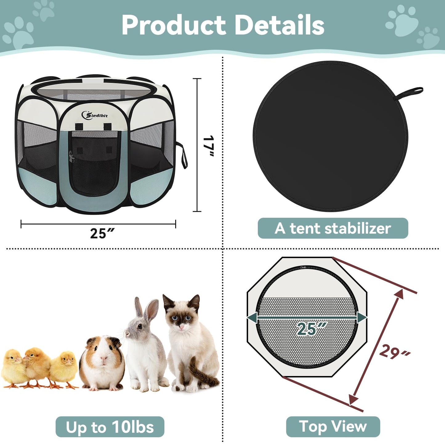 Siedihit Dog Cat Playpen. Chosen for real quality, fits naturally into modern pet homes.