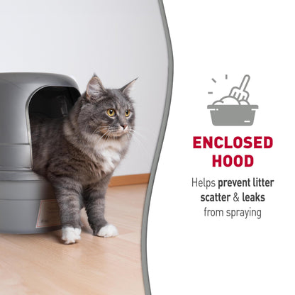 Nature's Miracle Hooded Flip Top Cat Litter Box with. Chosen for real quality, fits naturally into