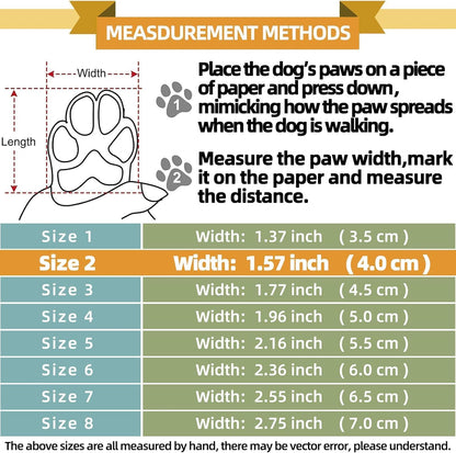 Hcpet Dog Boots for Large Dogs, Dog Shoes for Hot Pavement Winter Snow, Paw Protector Dog Booties Designed for Comfort and Breathability, Outdoor Booties for Small Medium Dogs for Hiking Black Size 2