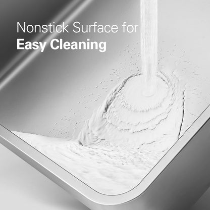 Zarler XXL Stainless Steel Litter Box, Extra Large Cat Litter Boxes 27.8" L x 20" W x 12.9" H, Metal Litter Box with Lid for Multiple Cats, High Sided, Non-Sticky, Anti-Urine Leakage (Grey)