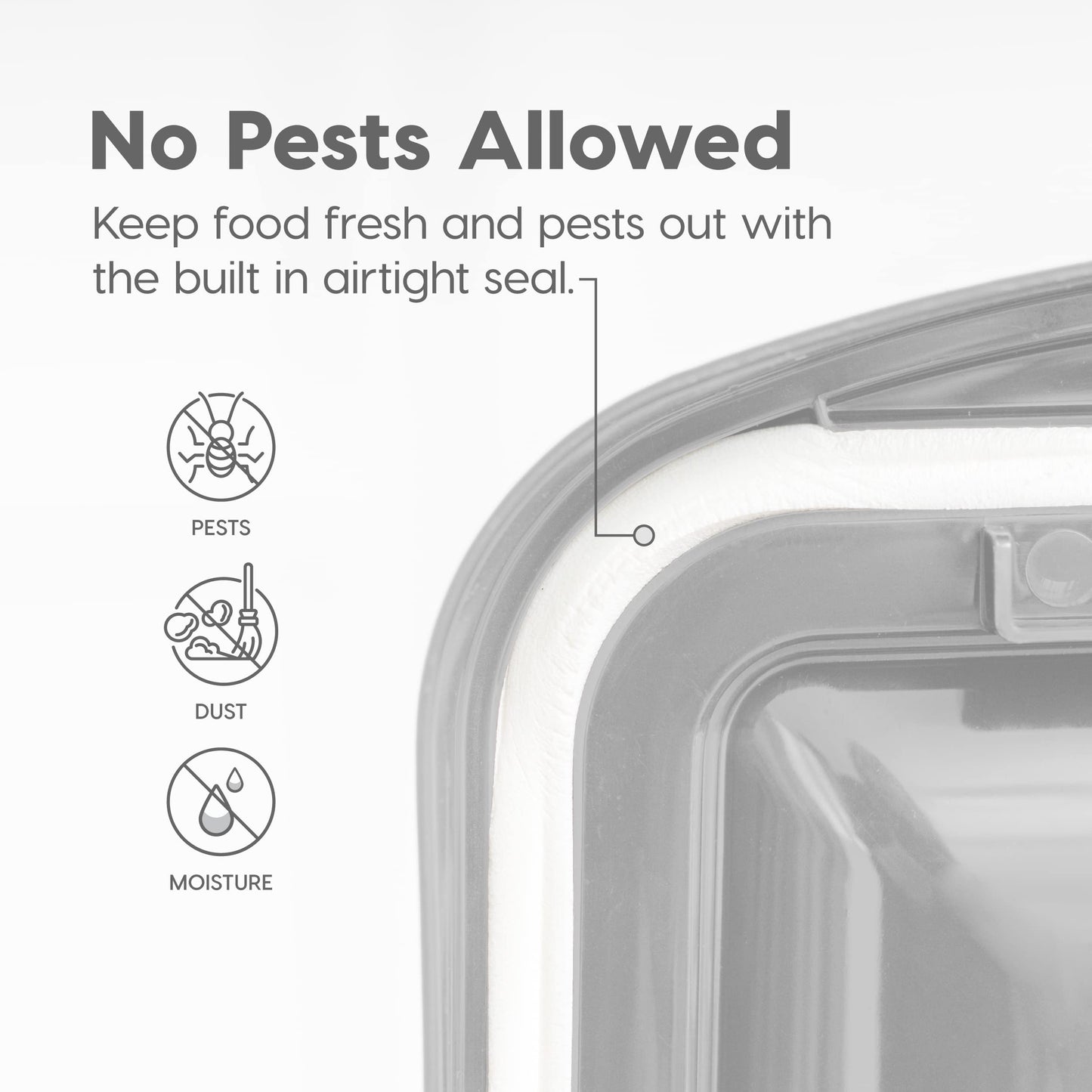 IRIS USA Dog Food Storage Container. Chosen for real quality, fits naturally into modern pet homes.