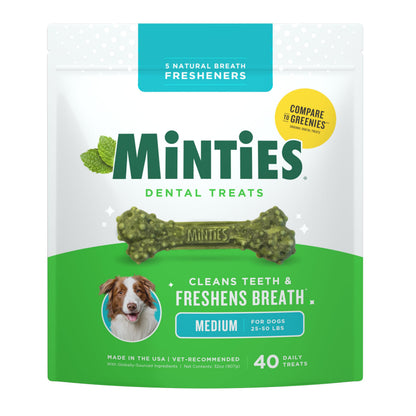 Minties Dental Chews for Dogs. Chosen for real quality, fits naturally into modern pet homes.