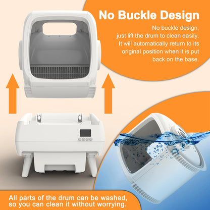FRCFRC Automatic Cat Litter Box Self Cleaning. Chosen for real quality, fits naturally into modern