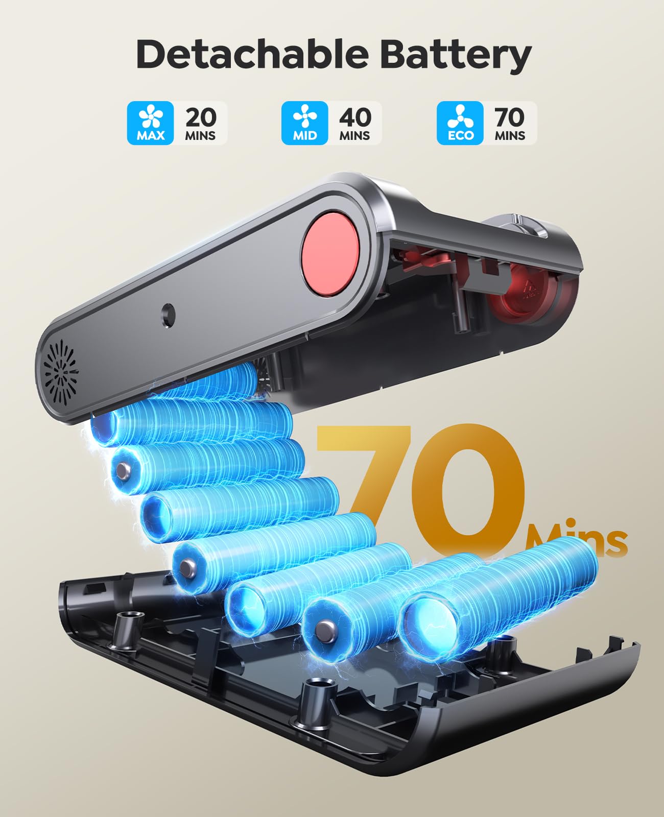 Cordless Vacuum Cleaner 55KPa 650W 70Mins Stick Vacuum. Chosen for real quality, fits naturally