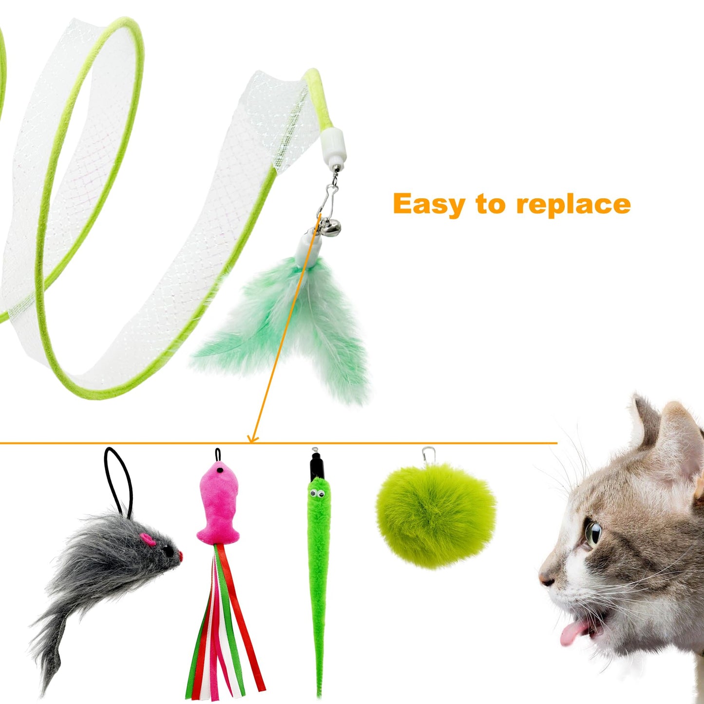 Self Play Cat Hunting Spiral Tunnel Toy. Chosen for real quality, fits naturally into modern pet