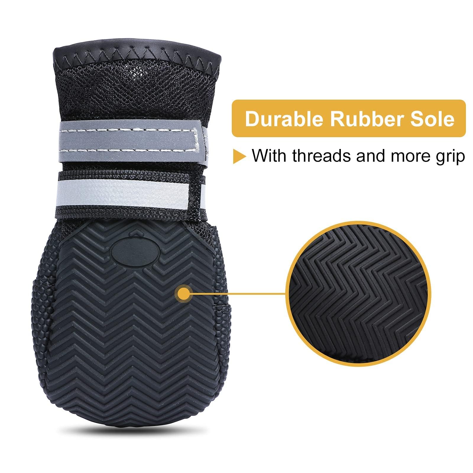 Dimicoo Breathable Dog Boots for Medium Large Dogs. Chosen for real quality, fits naturally into