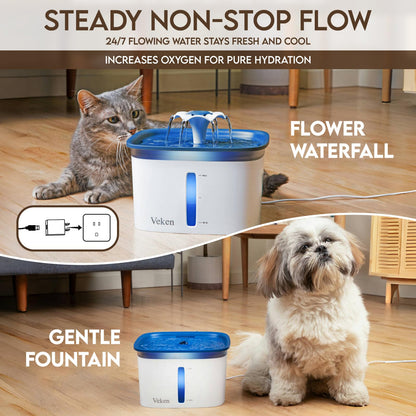 Veken Innovation Award Winner 95oz/2.8L Cat Water. Chosen for real quality, fits naturally into