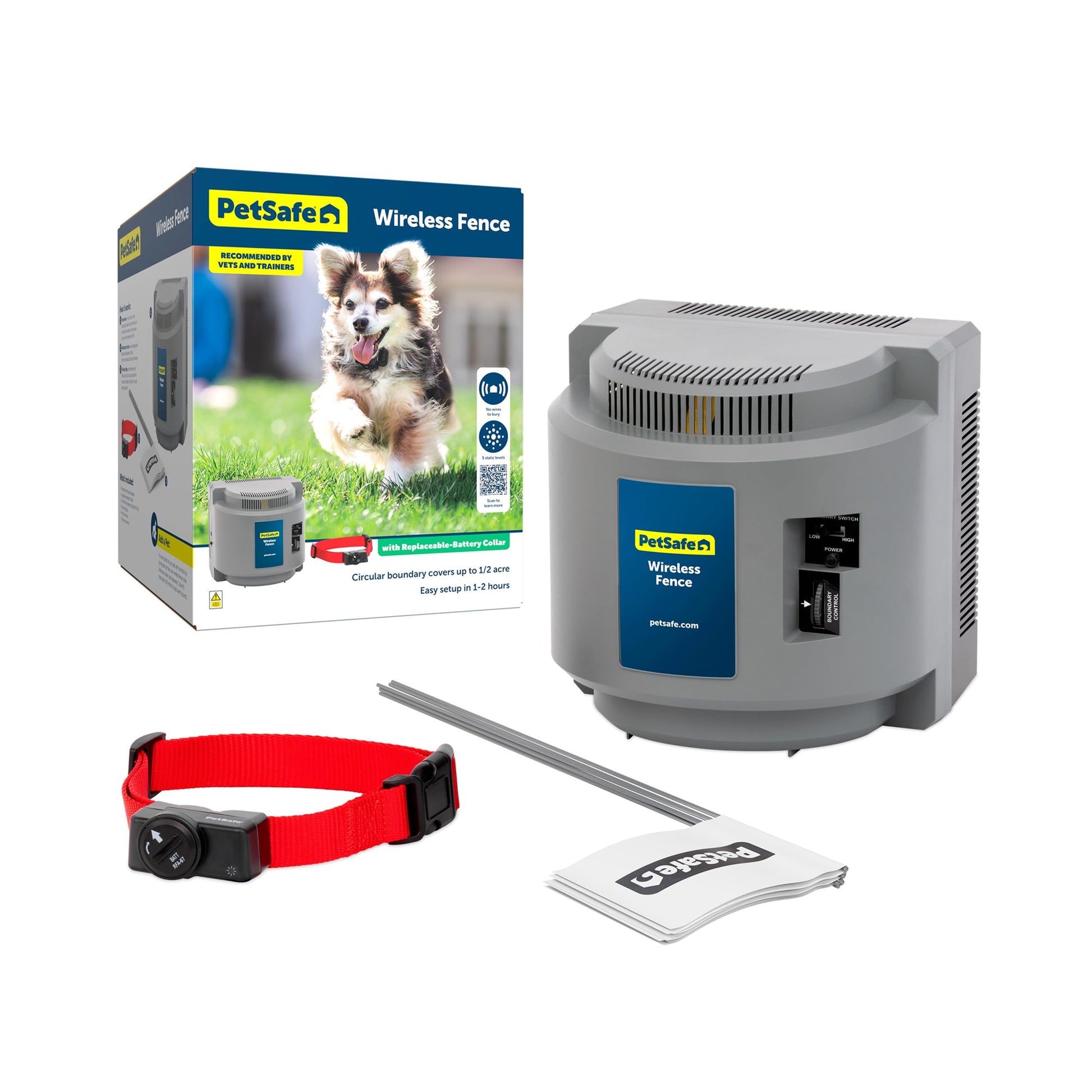PetSafe Wireless Pet Containment System. Chosen for real quality, fits naturally into modern pet