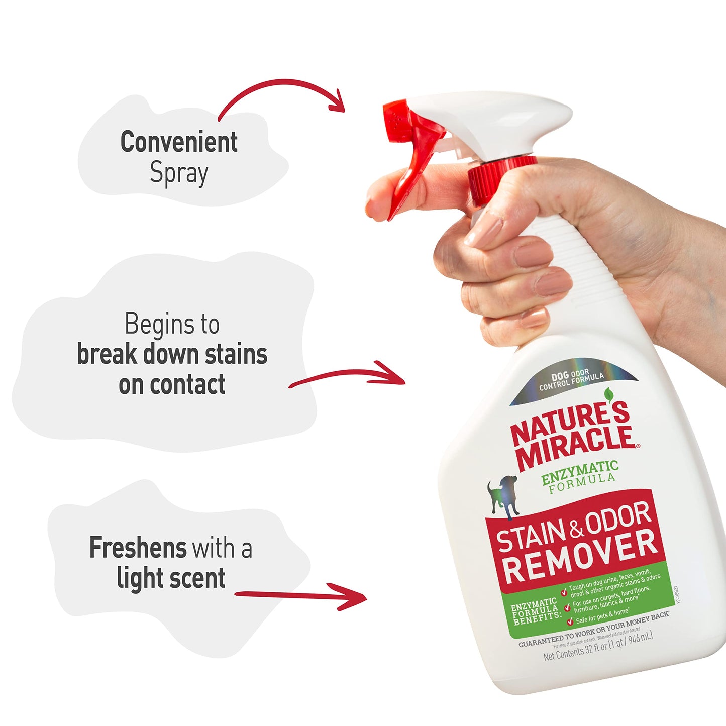 Nature’s Miracle Dog Stain & Odor Remover. Chosen for real quality, fits naturally into modern pet
