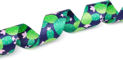 Mercano Adjustable Dog Collar - Special Design Patterns, Soft Nylon Comfortable Durable Pet Collar for Small Medium Large Dogs (XS, Cactus)