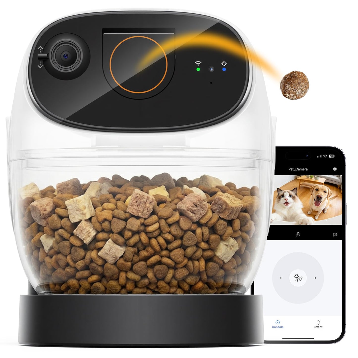 2026 3K Pet Camera Treat Dispenser. Chosen for real quality, fits naturally into modern pet homes.