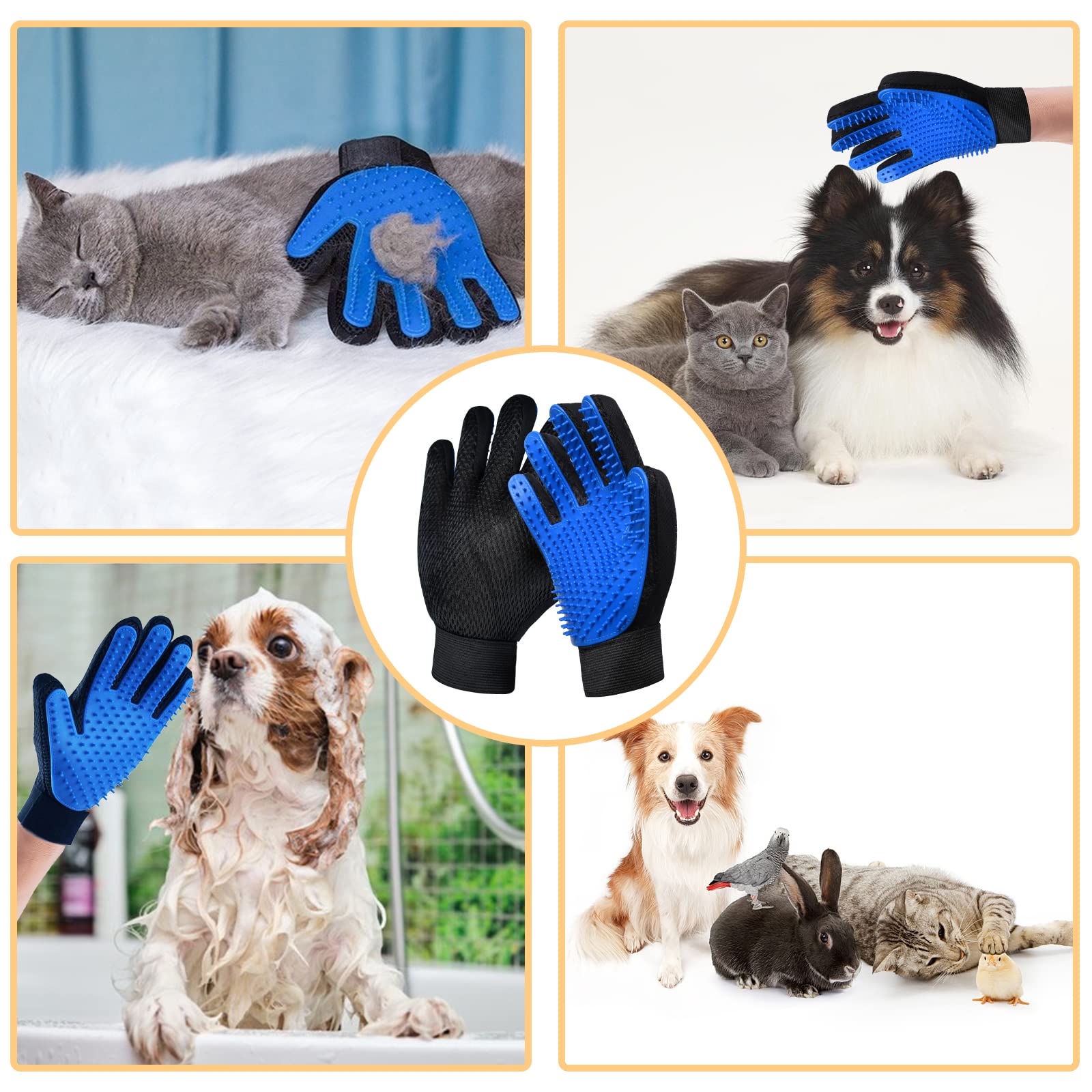 GJEASE Cat Grooming Glove Brush. Chosen for real quality, fits naturally into modern pet homes.