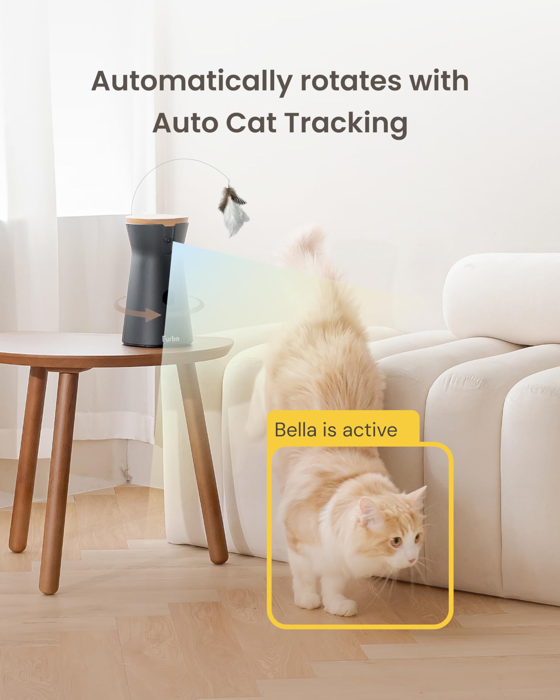 Furbo 360° Cat Camera [No Monthly Fee]. Chosen for real quality, fits naturally into modern pet