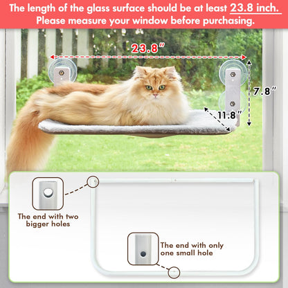 AMOSIJOY Cordless Cat Window Perch. Chosen for real quality, fits naturally into modern pet homes.