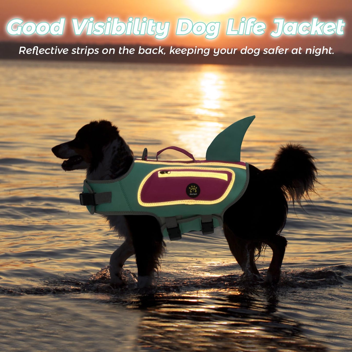 Sheripet Dog Life Vests for Boating and Swimming. Chosen for real quality, fits naturally into