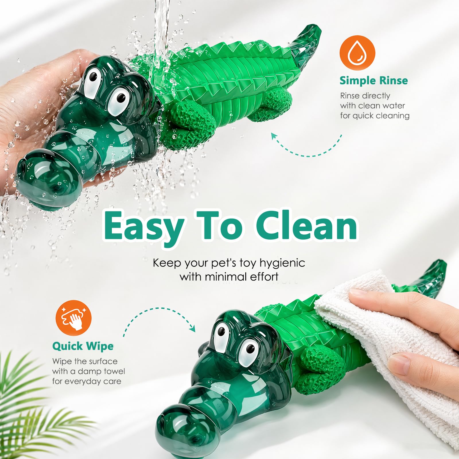 Fuufome Alligator Dog Toys for Aggressive Chewers. Chosen for real quality, fits naturally into