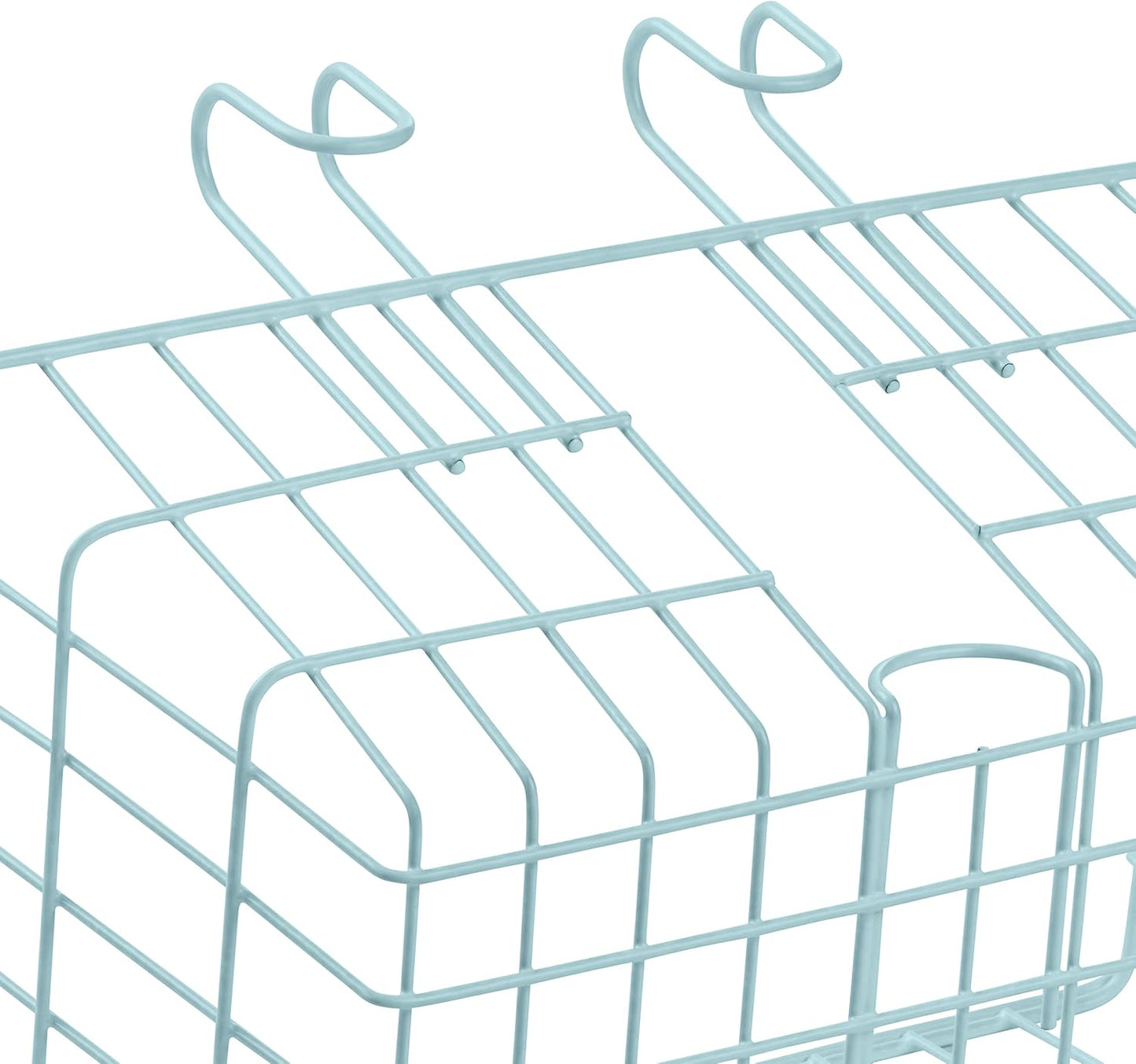 Retrospec Apollo-Lite Lift-Off Bike Basket - Detachable Steel Handlebar Basket with Carrying Handle for Commuting, Shopping & Beach Trips - 14.5in x 9.5in Weather-Resistant Biking Gear