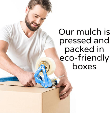 Premium Eucalyptus Wood Mulch for Indoor, Patio, Potting Media, Gardens, Lawns, and Landscaping (2 CF - 56 L - 59 QTS)