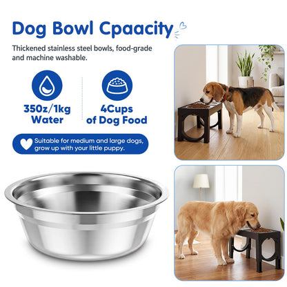 XIAZ Elevated Dog Bowls Large Breed Raised Dogs Bowl. Chosen for real quality, fits naturally into