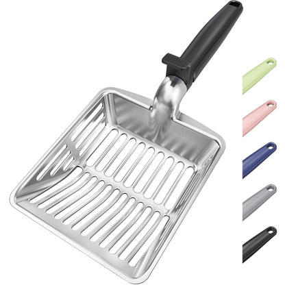 Large Metal Cat Litter Scoop w/ Deep Shovel. Chosen for real quality, fits naturally into modern