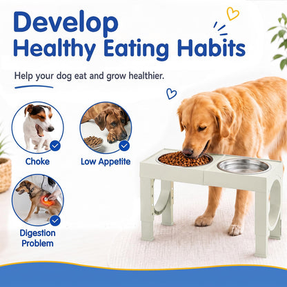 XIAZ Elevated Dog Bowls Large Breed Raised Dogs Bowl. Chosen for real quality, fits naturally into