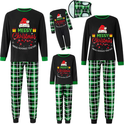 Matching Family Christmas Pajamas Set - Xmas Sleepwear PJs