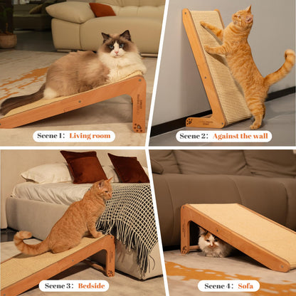 CHEERHOME PETS Sisal Cat Scratcher Ramp for Indoor L. Chosen for real quality, fits naturally into