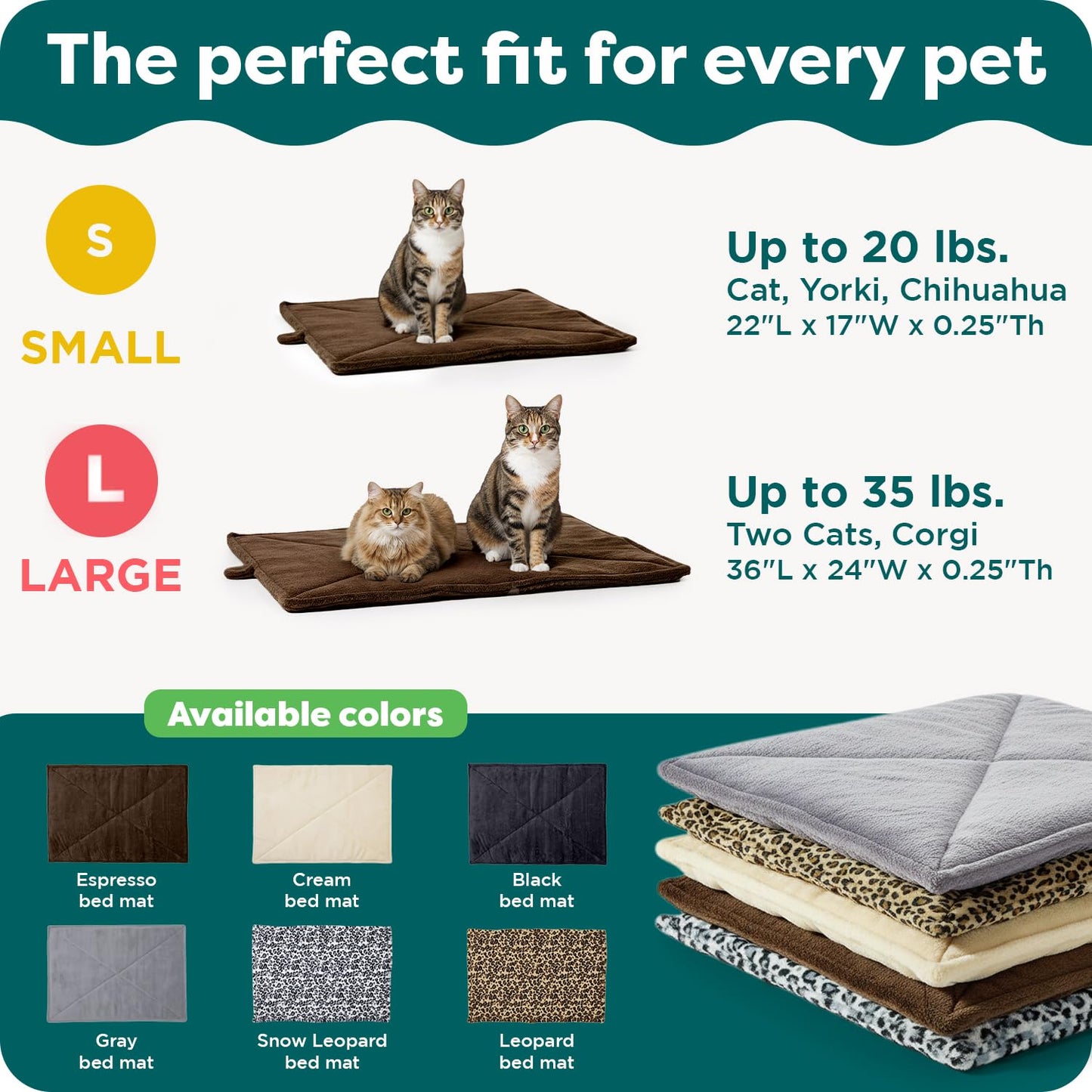 FurHaven ThermaNAP Self Warming Cat Mat. Chosen for real quality, fits naturally into modern pet