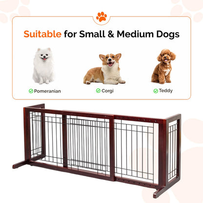 Bonnlo Free Standing Dog Gate. Chosen for real quality, fits naturally into modern pet homes.