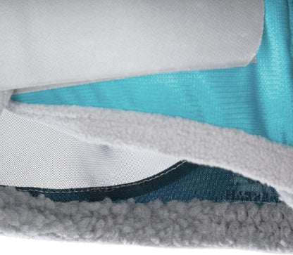 Harrison Howard CareMaster Pro Luminous Horse Fly Mask Standard with Ears UV Protection for Horse Summer Mint Full Size