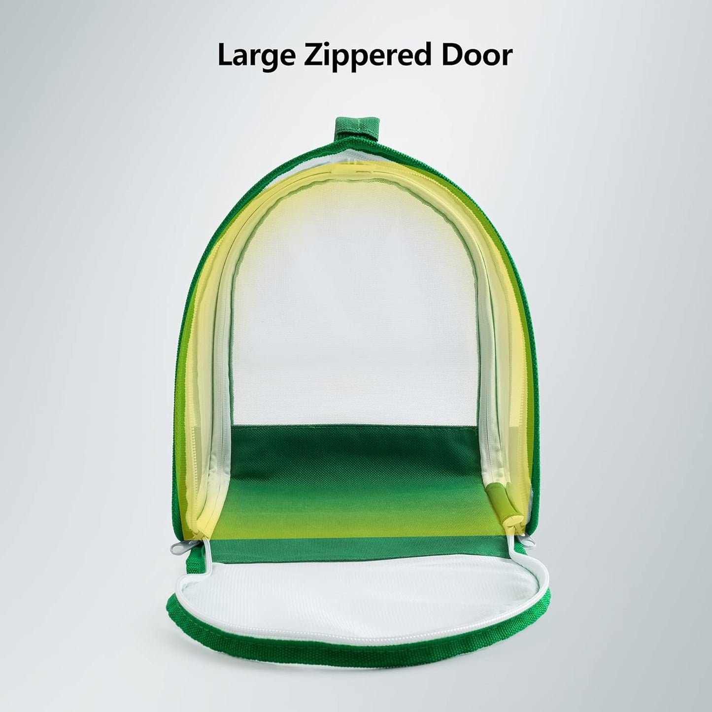 Small Butterfly Habitat, Insect Mesh Cage, Caterpillar Enclosure, Critter Cage, Bug Terrarium Portable Carry Handle Easy to Observe 8 x 8 x 8 Inches