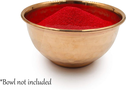 Red Sand - Fine Sand for Zen Garden, Resin Incense Burner, Smudge Bowl, Ritual Incense, Cast Iron Cauldron, Unity Ceremony, Sensory Bin Table, Mandalas, Crafts by Alternative Imagination (1 Pound)
