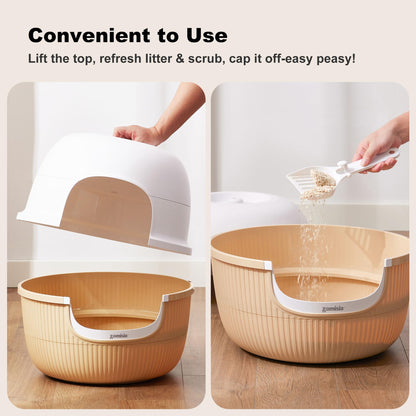 ZOMISIA Hidden Cat Litter Box Enclosure with Faux. Chosen for real quality, fits naturally into