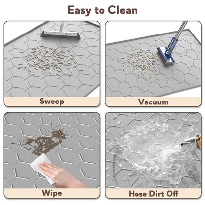 Garoopion Silicone Cat Litter Mat Large 40" X 28". Chosen for real quality, fits naturally into