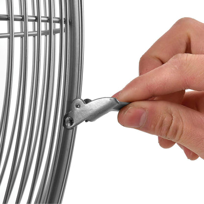 Global Industrial Deluxe Oscillating Wall Mount Fan, 24" Diameter, 1/2HP, 8,650CFM