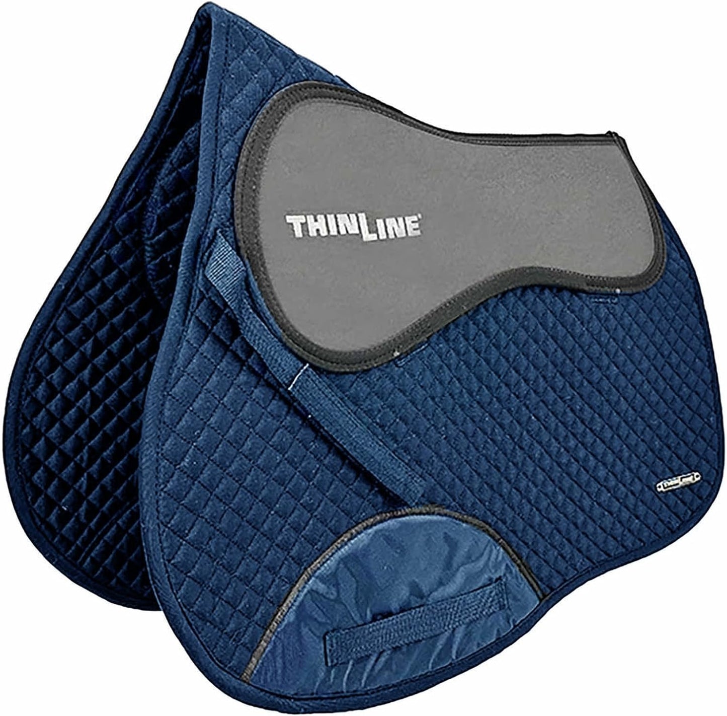Thinline Cotton Quilted Jumper Durable Breathable Horse Riding Washable Shock-Absorbing no-Slip Thin Equine Saddle Pad - Equestrian Equipment and Accessories