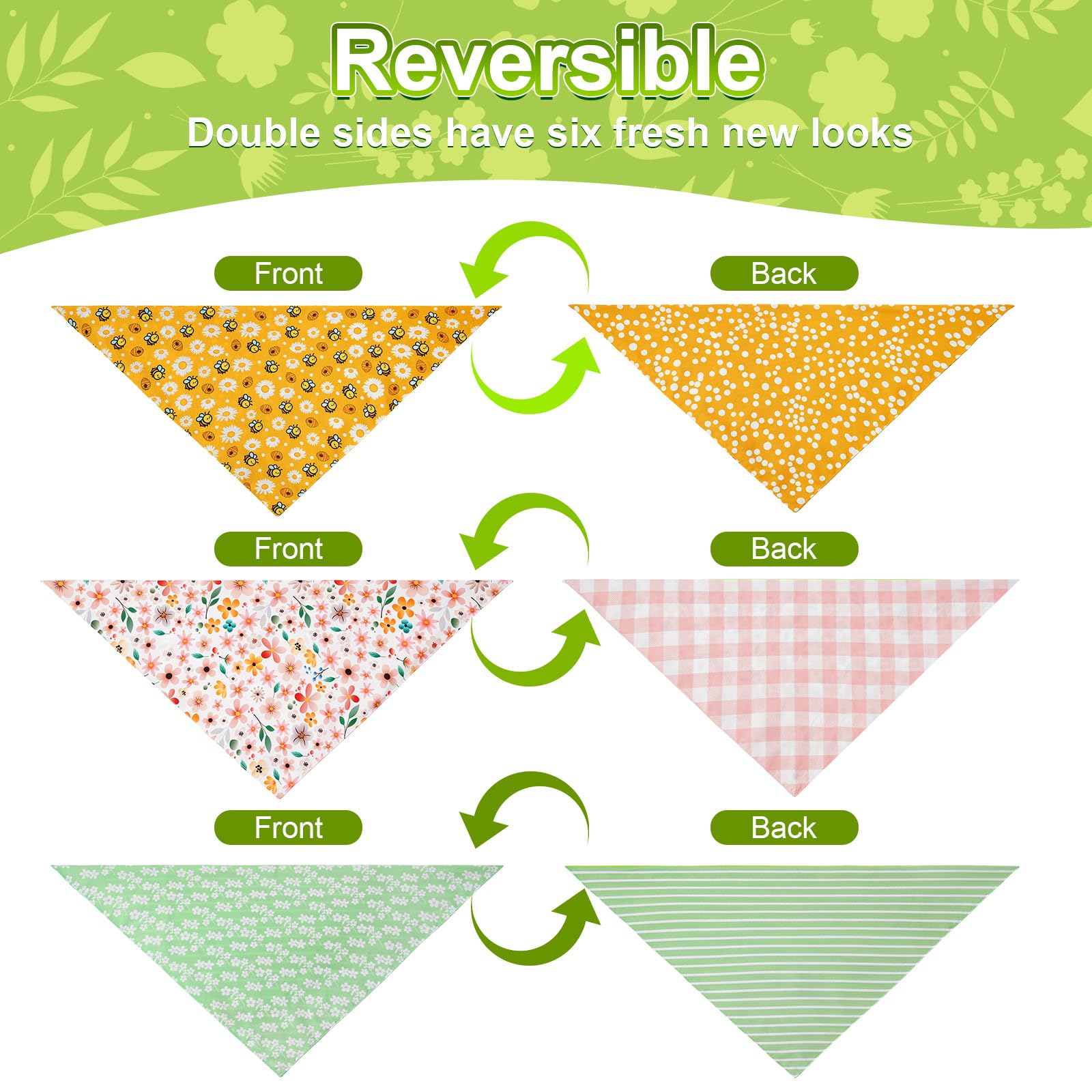 Agroon Spring Summer Dog Bandanas Large 3PCS. Chosen for real quality, fits naturally into modern