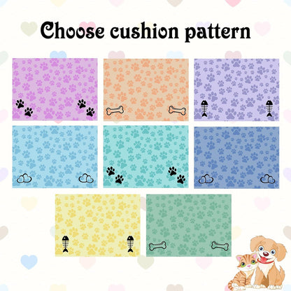 Personalized Dog Cat Feeding Mat Custom Pet Food Mat Waterproof Non-Slip Customized Puppy Name Photo Placemat Dish Rug Floor Protector Gifts for Pets Lover Pattern 2