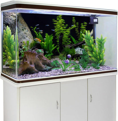 AWERT Vinyl Underwater Aquatic Plant Fish Tank Background Stone River Bed & Lake Aquarium Background 24x12 inches