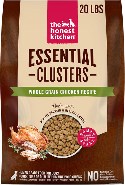 The Honest Kitchen Essential Clusters Dog Whole Grain Chicken 20 lb Bag