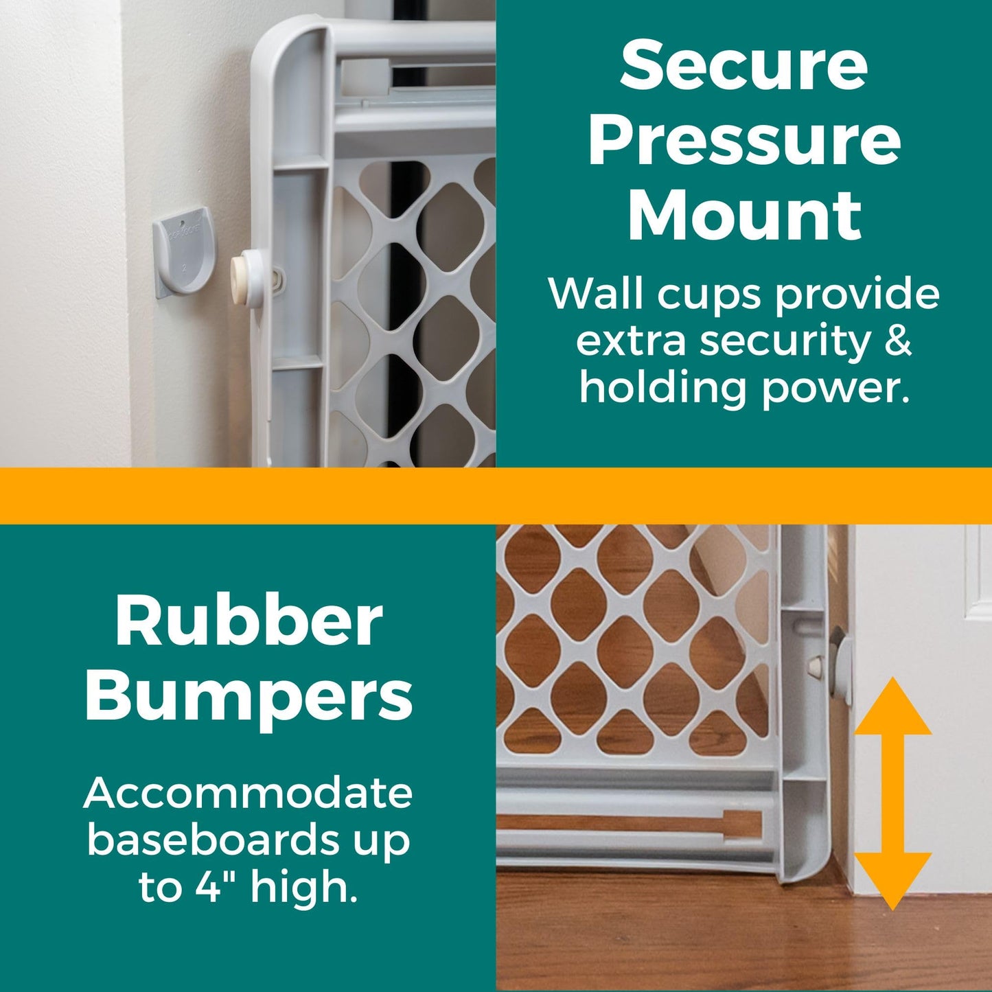 MYPET Universal Pet Gate: 26”. Chosen for real quality, fits naturally into modern pet homes.