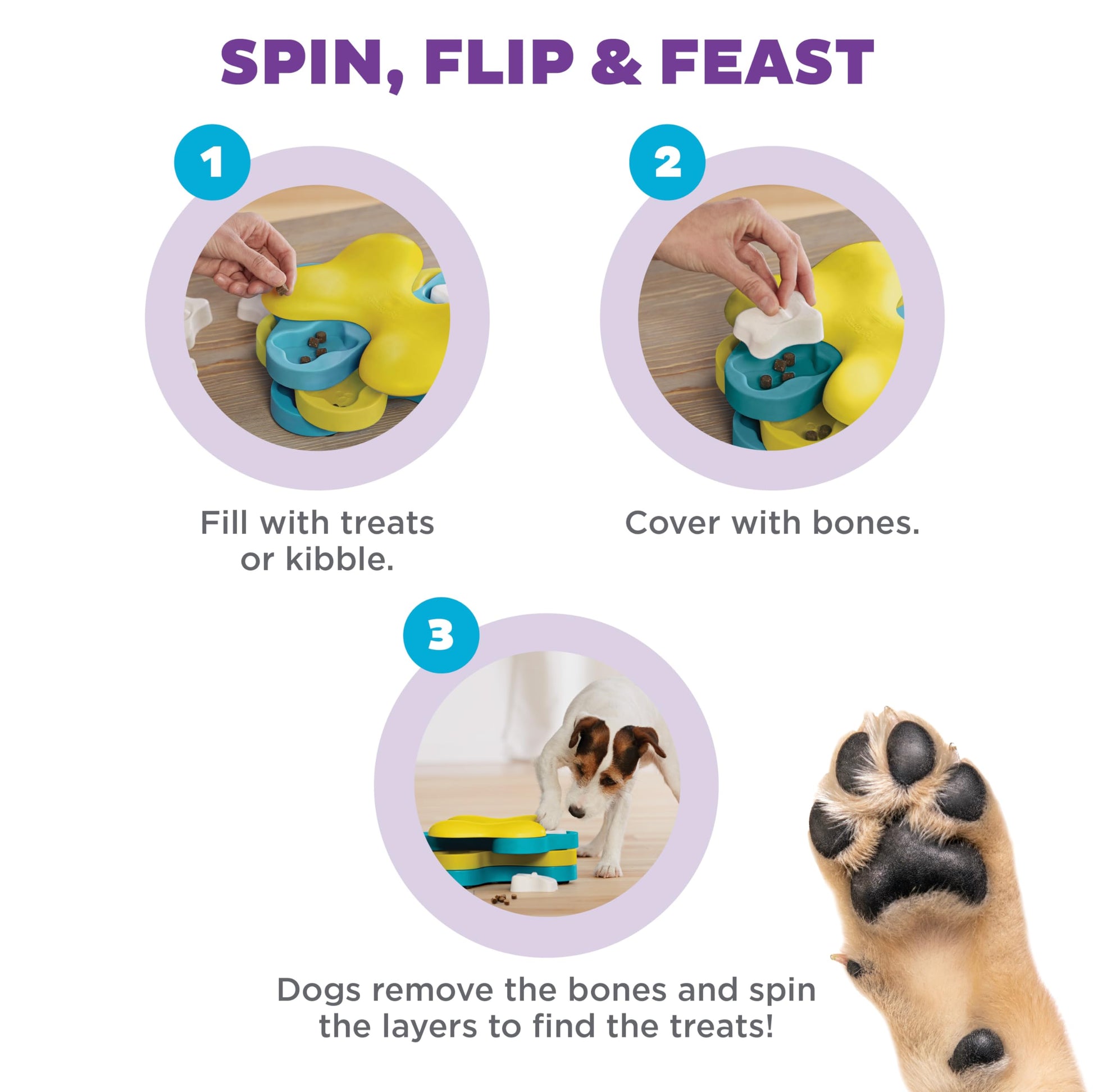 Outward Hound Nina Ottosson Dog Tornado Dog Toy Treat. Chosen for real quality, fits naturally into