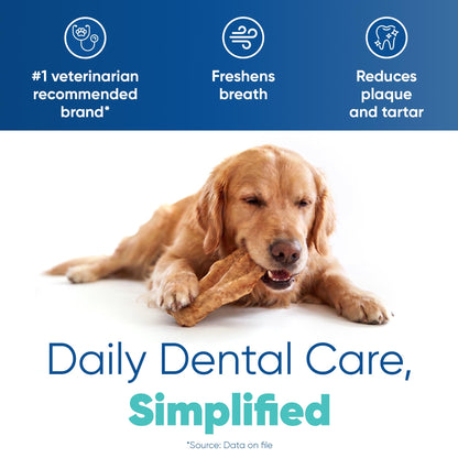 Virbac C.E.T. Enzymatic Oral Hygiene Chews for Dogs. Chosen for real quality, fits naturally into
