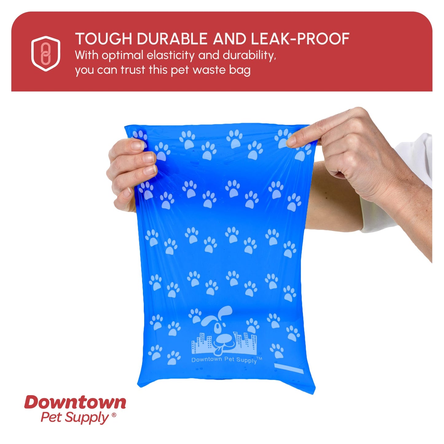 Downtown Pet Supply Poop Bags for Dogs with Dispenser. Chosen for real quality, fits naturally into