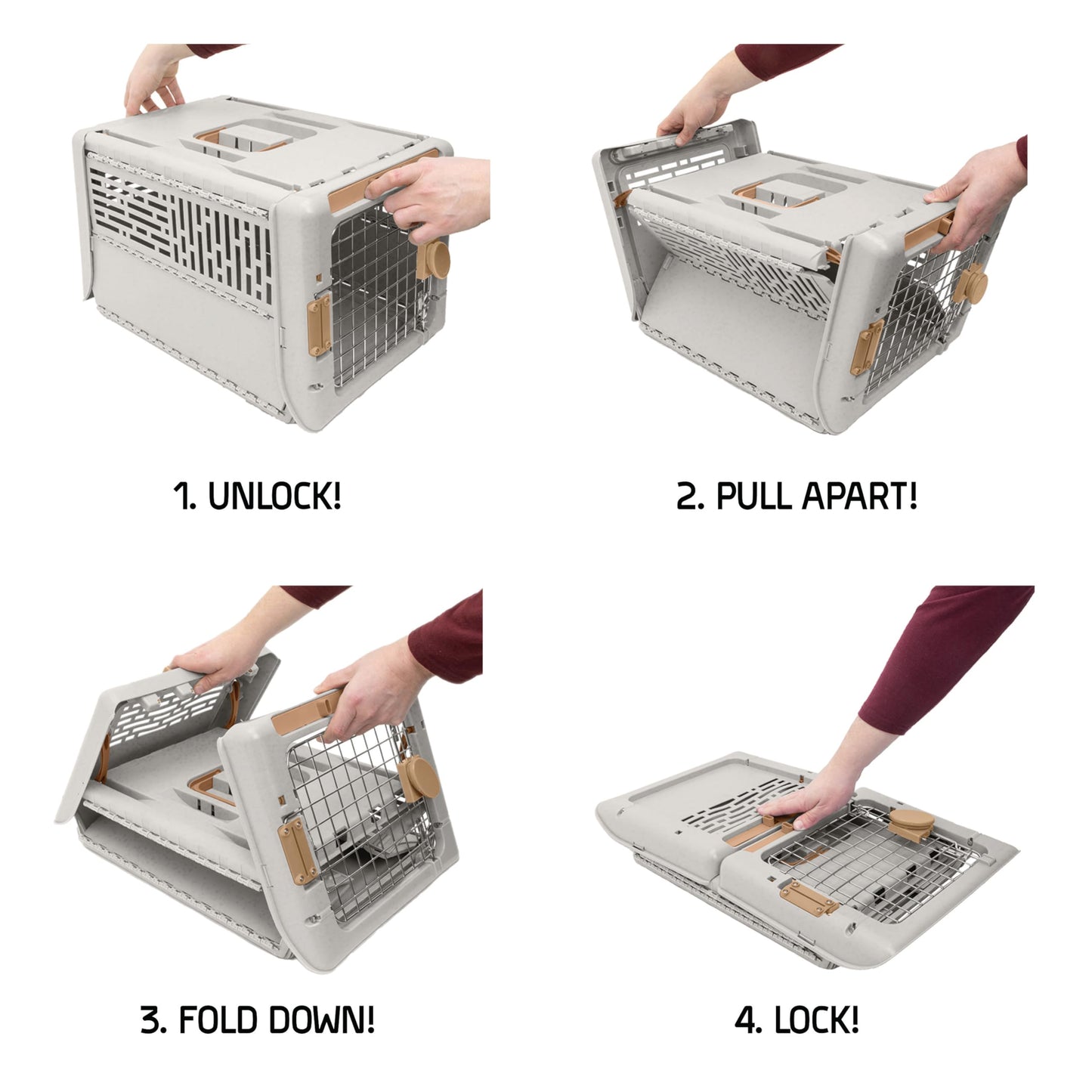 SportPet Designs Collapsible Small Pet Travel Carrier. Chosen for real quality, fits naturally into