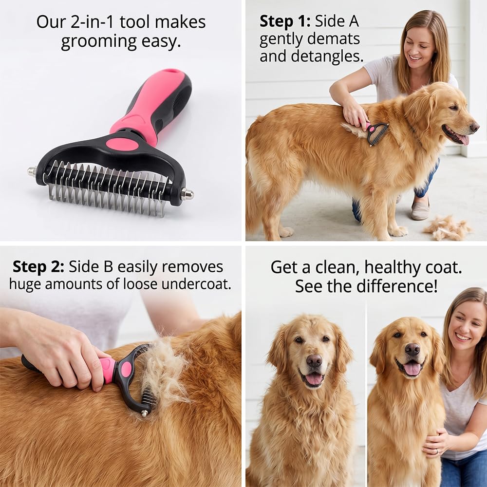 Dematting Comb for Dogs and Cats. Chosen for real quality, fits naturally into modern pet homes.