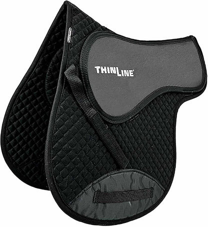 Thinline Cotton Quilted Jumper Durable Breathable Horse Riding Washable Shock-Absorbing no-Slip Thin Equine Saddle Pad - Equestrian Equipment and Accessories
